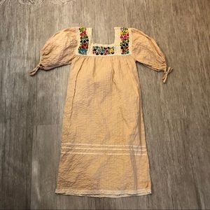 Vintage embroidered dress